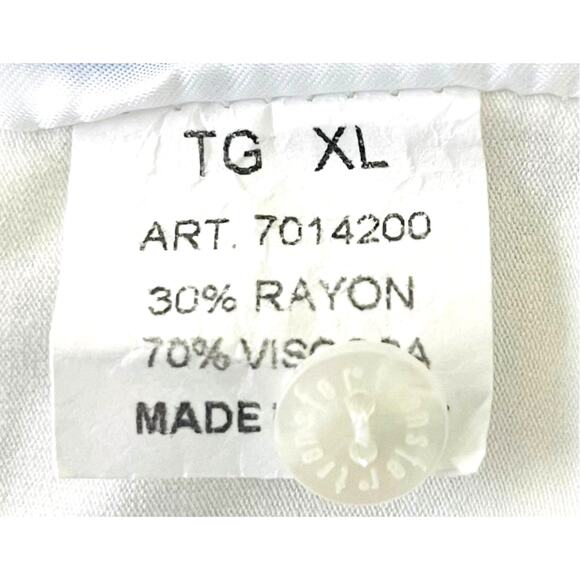 TRANSFER LONG ROLL-TAB SLV, V-NECK, POINTED COLLAR BLOUSE, WOMENS, XL, WHITE - Picture 12 of 12